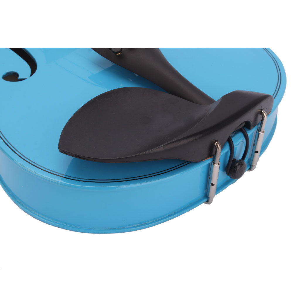 Szzzp 4/4 Acoustic Violin Case Bow Rosin - Blue