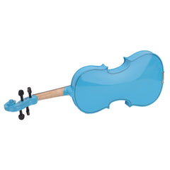 Szzzp 4/4 Acoustic Violin Case Bow Rosin - Blue