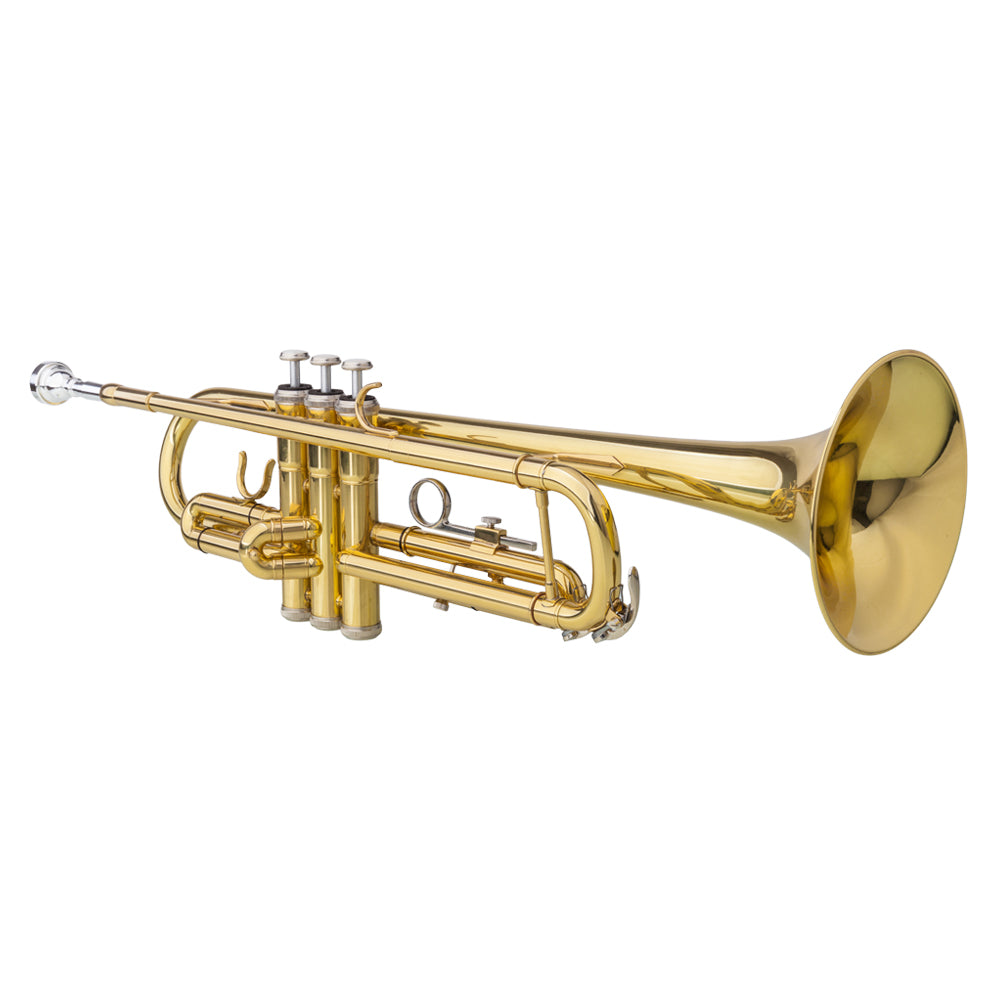 Szzzp Drop B Tone Adjustable Trumpet Gloves Set Plaint Golden