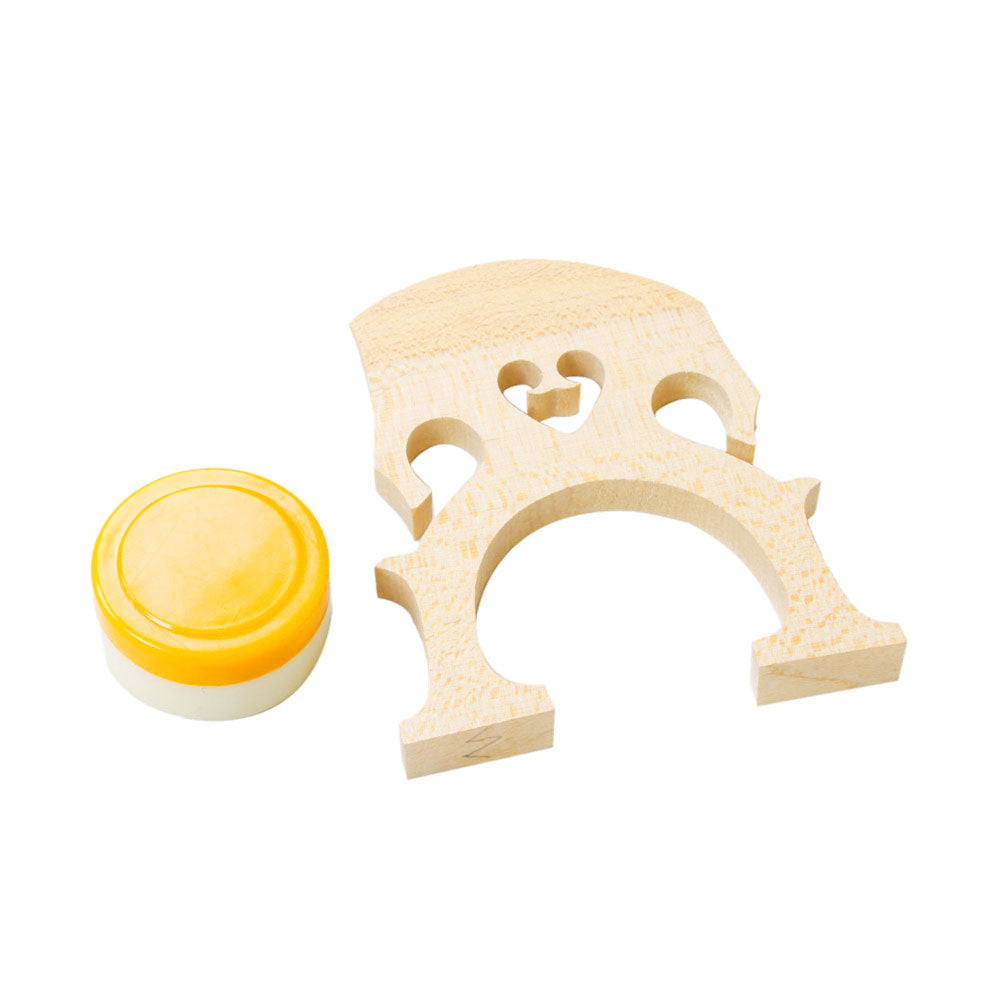 Szzzp 4/4 Wood Cello Bag Bow Rosin Bridge - White