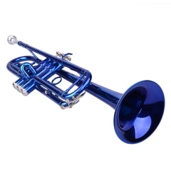 Szzzp Brass B Flat Trumpet Gloves Set Blue