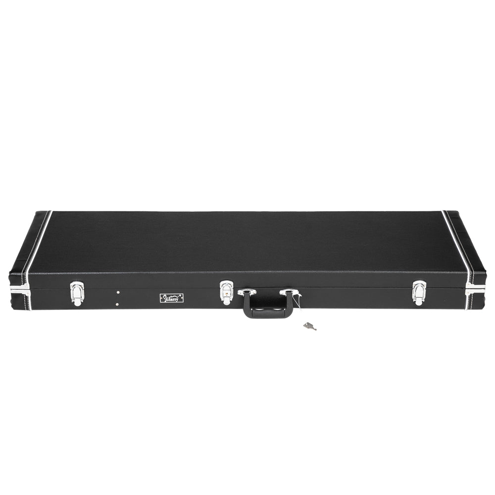 Szzzp High Grade Electric Guitar Square Hard Case Flat Black