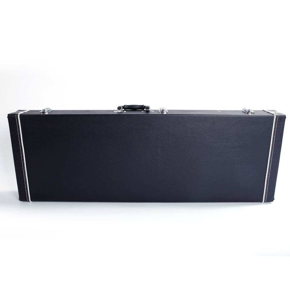 Szzzp ST High Grade Electric Guitar Square Hard Case Microgroove Flat - Black