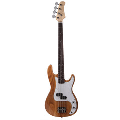 Szzzp Exquisite Burning Fire Style Electric Bass Guitar - Burly Wood