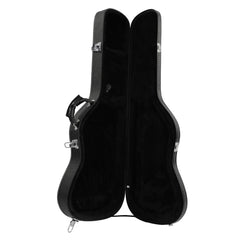 Szzzp ST High Grade Electric Guitar Hard Case Microgroove Flat Surface Straight Flange Black