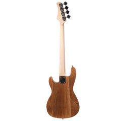 Szzzp Exquisite Burning Fire Style Electric Bass Guitar - Burly Wood