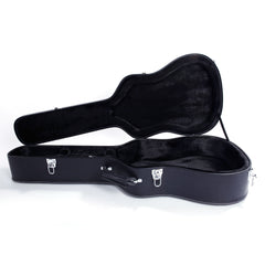 Szzzp 41" Folk Guitar Hardshell Carrying Case Fits Most Acoustic Guitars Microgroove Flat - Black