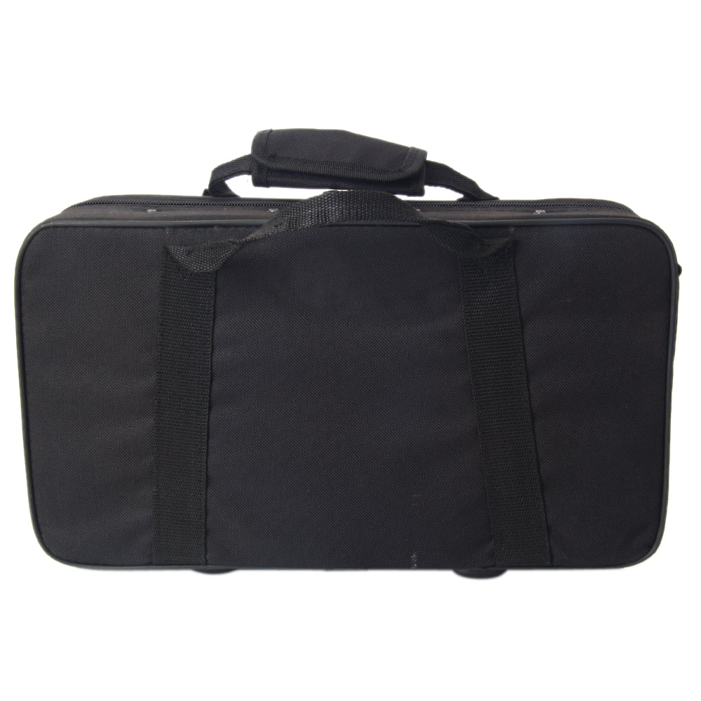 Szzzp Portable Lightweight Square Messenger Case for Clarinet Black