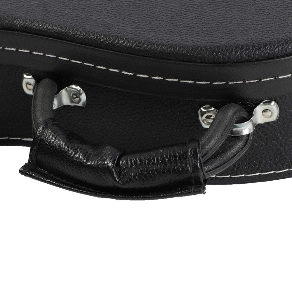Szzzp ST High Grade Electric Guitar Hard Case Microgroove Flat Surface Straight Flange Black
