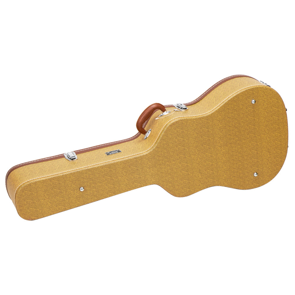 Szzzp 41" Folk Guitar Hardshell Carrying Case Fits Most Acoustic Guitars Microgroove Flat - Yellow