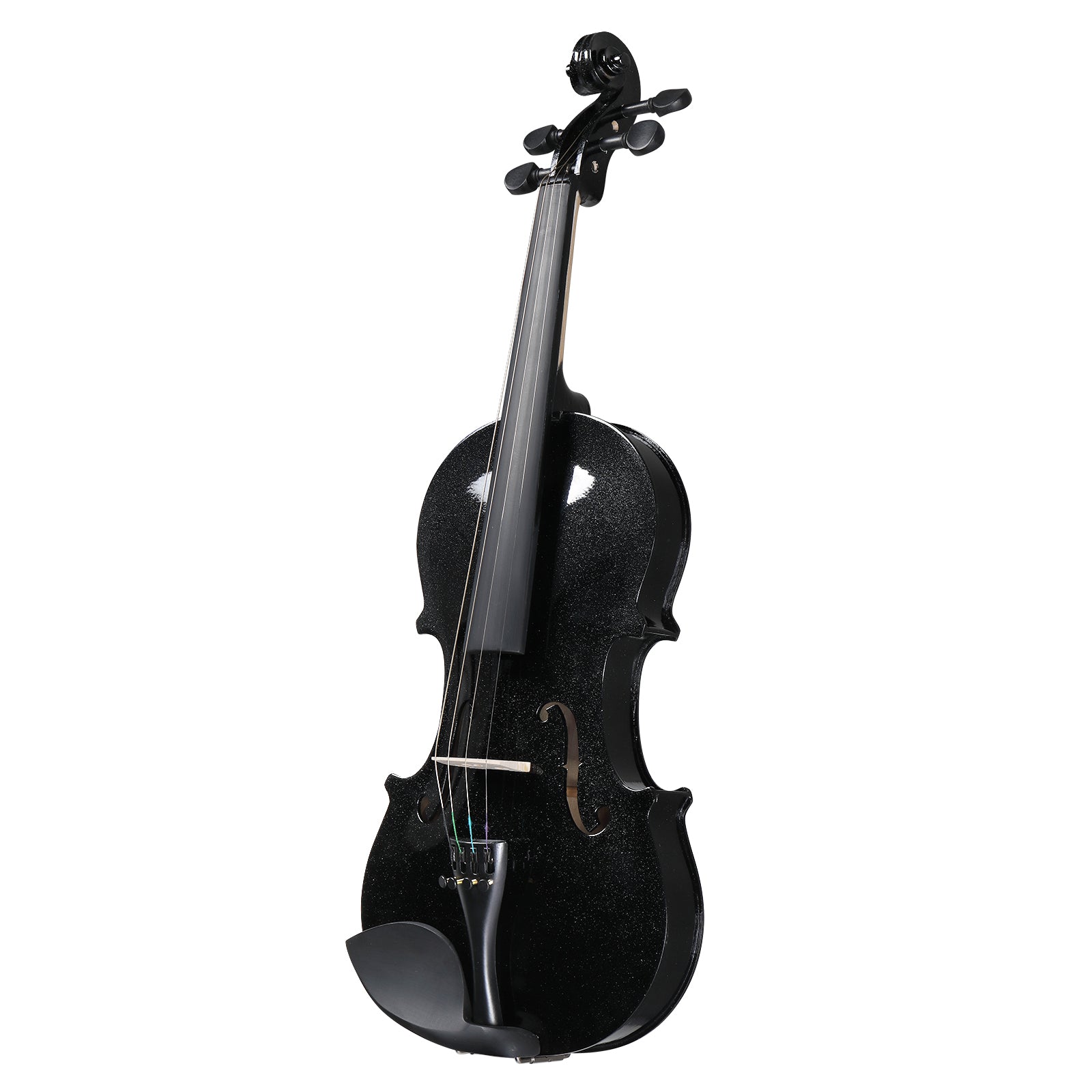 Szzzp Full Size 4/4 Violin Set for Adults Beginners Students with Hard Case,Violin Bow,Shoulder Rest,Rosin,Extra Strings and Sordine