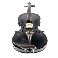 Glarry GV102 4/4 Acoustic EQ Electric Solid Wood Violin - Black