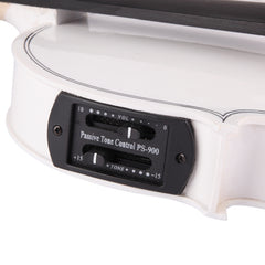 Glarry GV102 4/4 Acoustic EQ Electric Solid Wood Violin - White