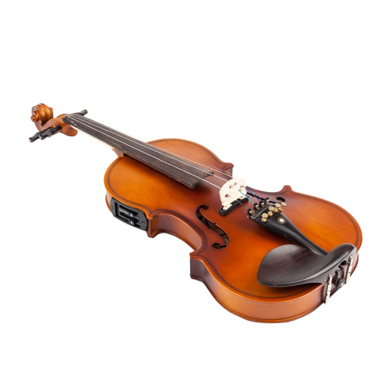 Glarry GV102 4/4 Acoustic EQ Electric Solid Wood Violin Matte
