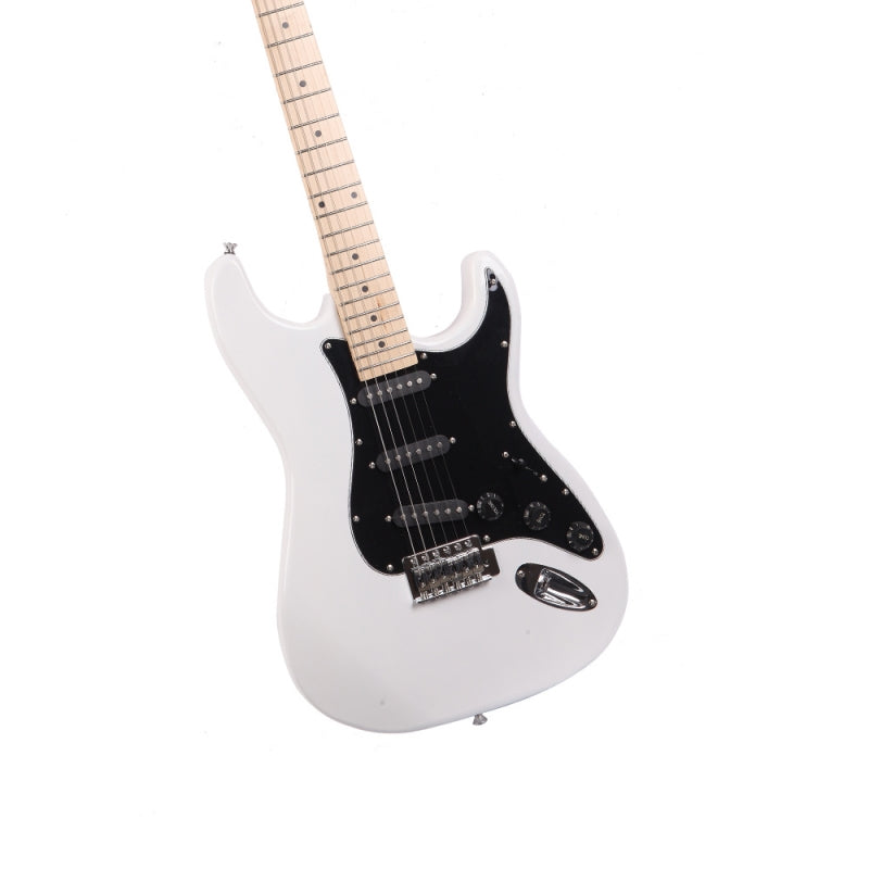 Glarry GST Electric Guitar w/20W Amplifier - White