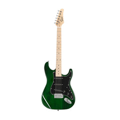 Glarry GST Electric Guitar w/20W Amplifier - Green