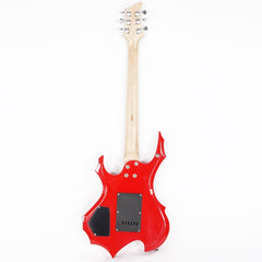 Glarry 36inch Burning Fire Style Red Electric Guitar w/ 20W Amplifier