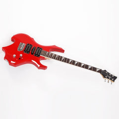 Glarry 36inch Burning Fire Style Red Electric Guitar w/ 20W Amplifier