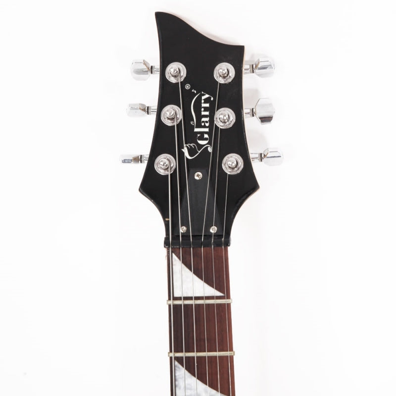 Glarry 36inch Burning Fire Style Sunset Electric Guitar w/ 20W Amplifier