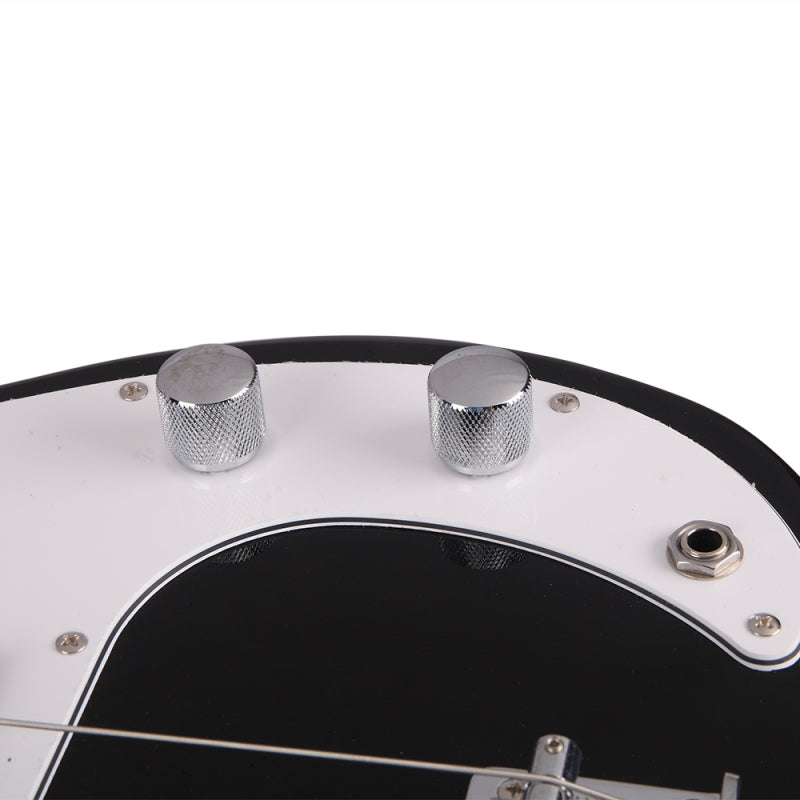 Glarry GP Electric Bass Guitar Black w/ 20W Amplifier - Black