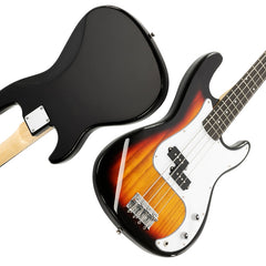 Glarry GP Electric Bass Guitar Sunset w/ 20W Amplifier - Sunset