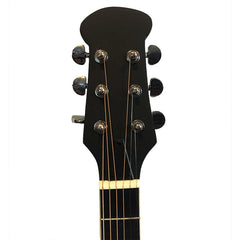 Glarry 41" Cutaway Spruce Panel Ballad Acoustic Guitar - Black