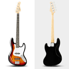 Glarry GJazz Electric Bass Guitar w/20W Amplifier - Sunset