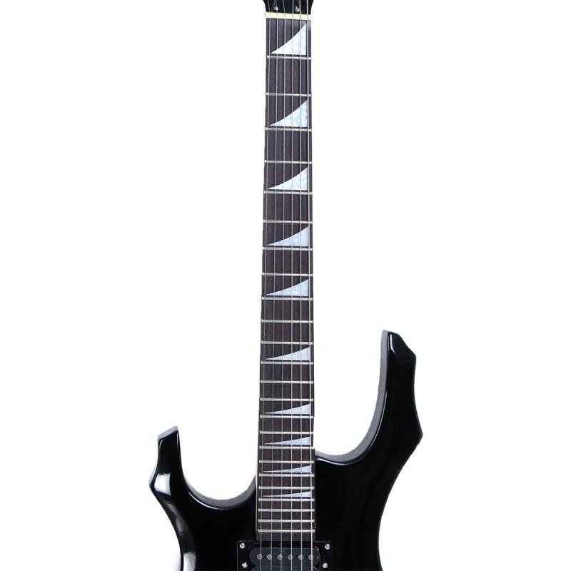Glarry Burning Fire 36inch Left Handed Electric Guitar - Black