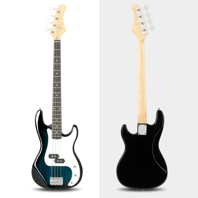 Glarry GP Electric Bass Guitar - Blue