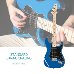 Glarry GST Electric Guitar w/20W Amplifier Sky Blue