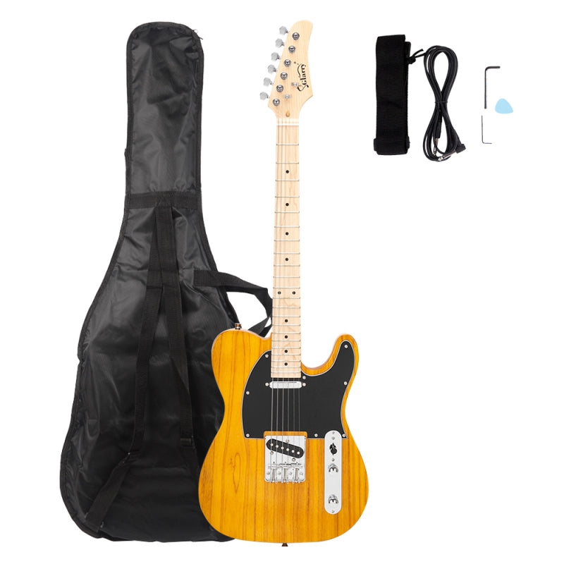 Glarry GTL Maple Fingerboard Electric Guitar - Yellow
