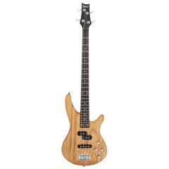 Glarry GIB 4 String Bass Guitar Full Size SS pickups w/20W Amplifier - Burlywood