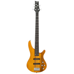 Glarry GIB 5 String Electric Bass Guitar Full Size SS Pick-up - Yellow