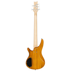Glarry GIB 5 String Electric Bass Guitar Full Size SS Pick-up - Yellow
