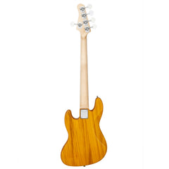 Glarry GJazz Electric 5 String Bass Guitar Full Size - Yellow
