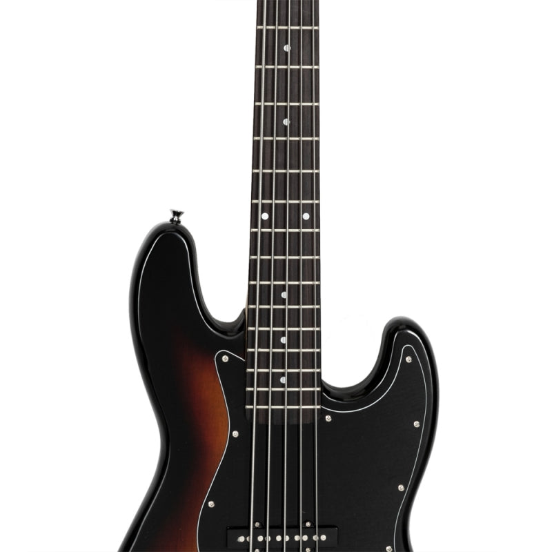 Glarry GJazz Electric 5 String Bass Guitar Full Size - Sunset