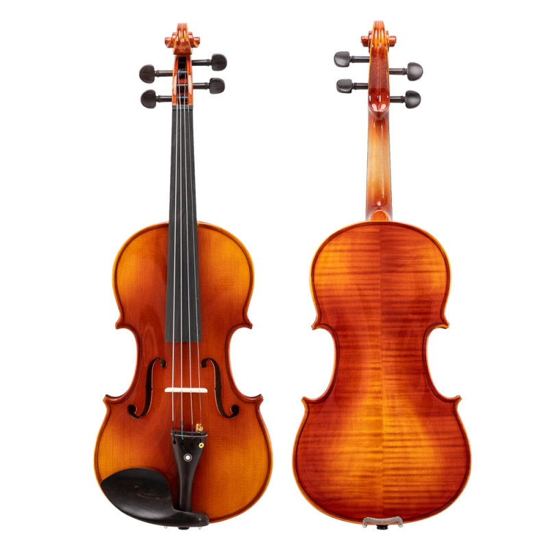Glarry GV306 4/4 Spruce Panel Violin Bright Natural Wood Back