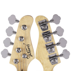 Glarry GP Electric Bass Guitar Yellow w/20W Amplifier - Yellow