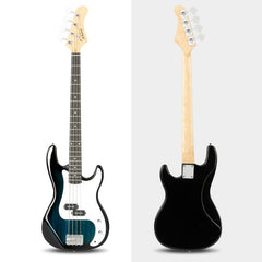 Glarry GP Electric Bass Guitar Blue w/ 20W Amplifier - Blue
