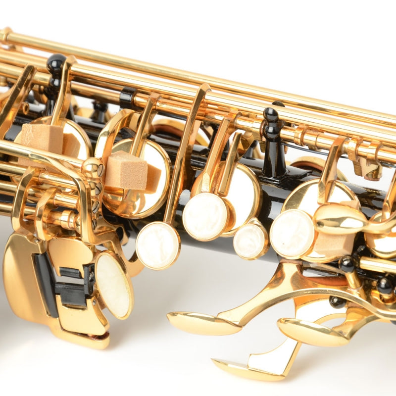 Glarry Student E Flat Alto SAX Saxophone - Black