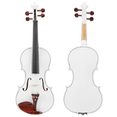 Glarry GV103 4/4 Spruce Panel Violin White