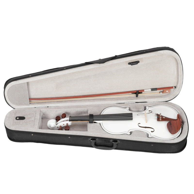 Glarry GV103 4/4 Spruce Panel Violin White