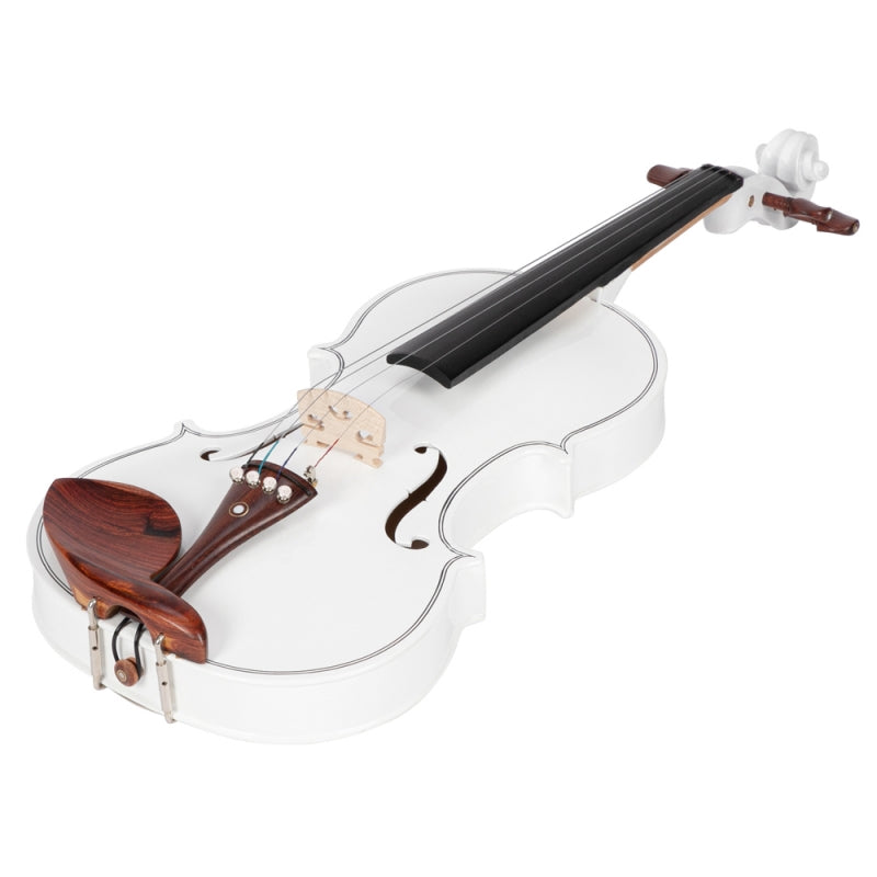 Glarry GV103 4/4 Spruce Panel Violin White