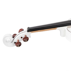 Glarry GV103 4/4 Spruce Panel Violin White