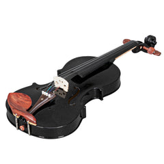 Glarry GV103 4/4 Spruce Panel Violin Black