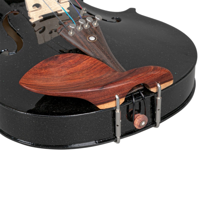 Glarry GV103 4/4 Spruce Panel Violin Black