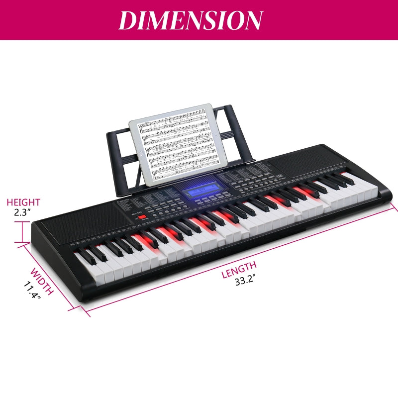 Glarry GEP-105 61-Key Portable Electronic Piano Keyboard