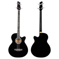Glarry GMB101 44.5 Inch EQ Acoustic Bass Guitar - Black