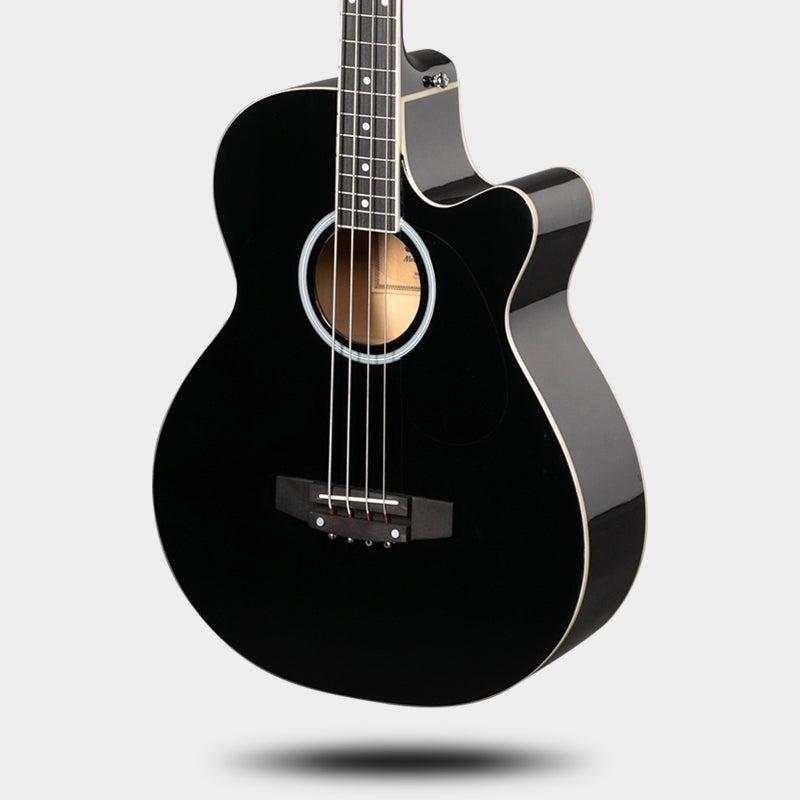 Glarry GMB101 44.5 Inch EQ Acoustic Bass Guitar - Black