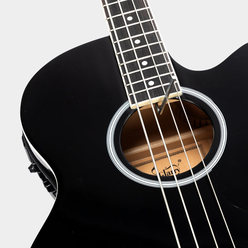 Glarry GMB101 44.5 Inch EQ Acoustic Bass Guitar - Black